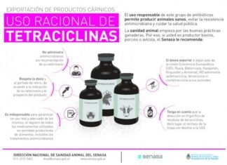 Tetraciclinas: Continúa prohibido el uso para la exportación a la UE