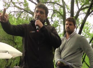 Mondino otras vez con lluvia en Olavarría