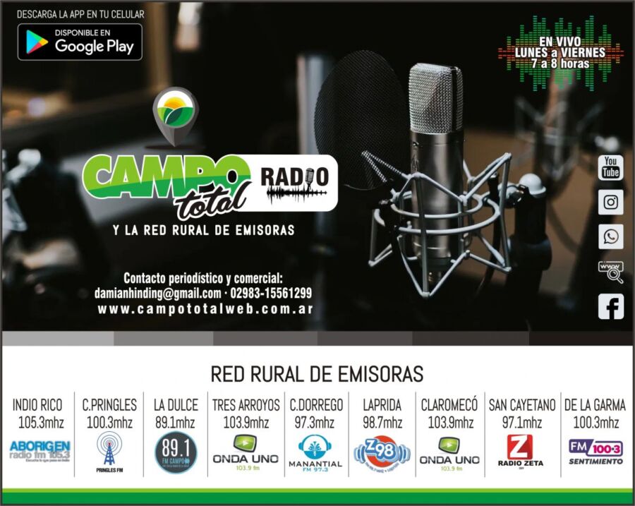 placa radio red rural