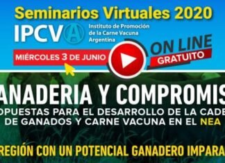 Mañana se llevará a cabo el primer seminario virtual del IPCVA