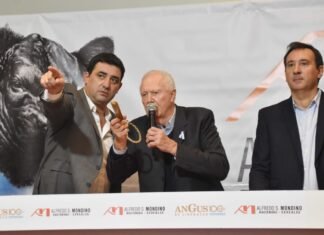 Mondino, en la fiesta del Angus fiel a su costumbre